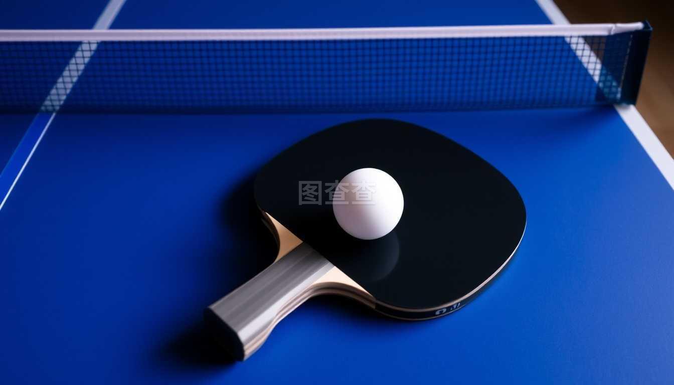 乒乓球和球拍