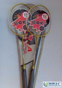 供應低價出售 博卡鐵合金分體減震羽毛球拍 706 1件起批 30付/件_運動.休閑_世界工廠網中國產品信息庫